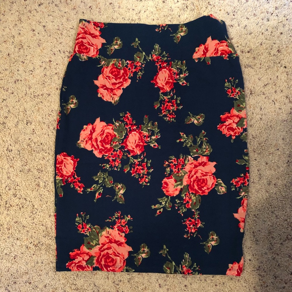 LulaRoe Floral Cassie Skirt - NEW!